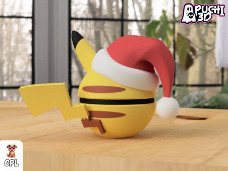 Pokebola Pikachu Navidad