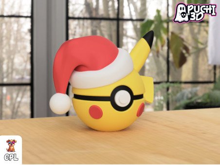 Pokebola Pikachu Navidad