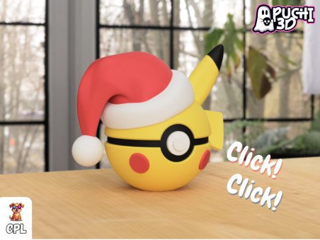 Pokebola Pikachu Navidad