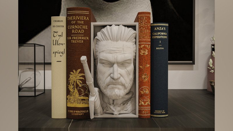 Sujetalibros Geralt de Rivia The Witcher