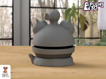Pokebola Marshadow | Figura decorativa impresa en 3D