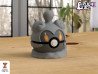 Pokebola Marshadow | Figura decorativa impresa en 3D