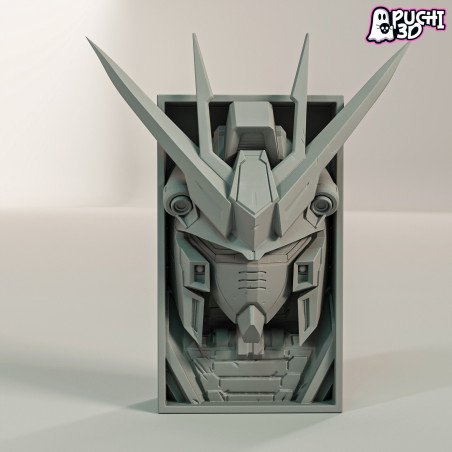 Sujetalibros Gundam | Figura decorativa impresa en 3D