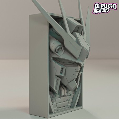 Sujetalibros Gundam | Figura decorativa impresa en 3D