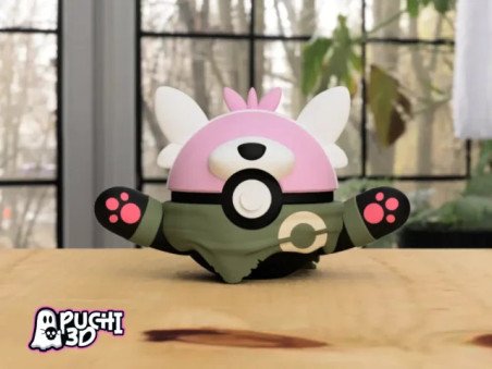 Pokebola Bewear | Figura decorativa impresa en 3D