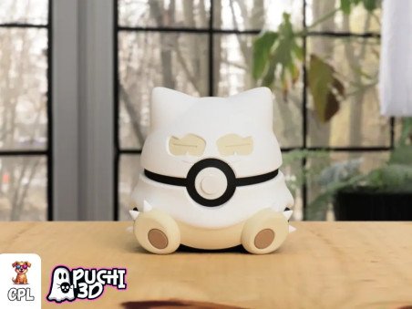 Pokebola Spooky Snorlax | Figura decorativa impresa en 3D