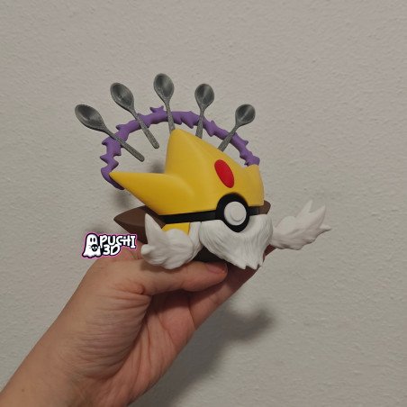 Pokebola Mega Alakazam | Figura decorativa impresa en 3D
