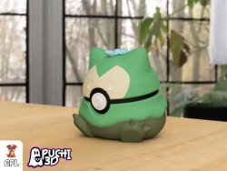 Pokebola Musgorlax Pokopia | Figura decorativa impresa en 3D