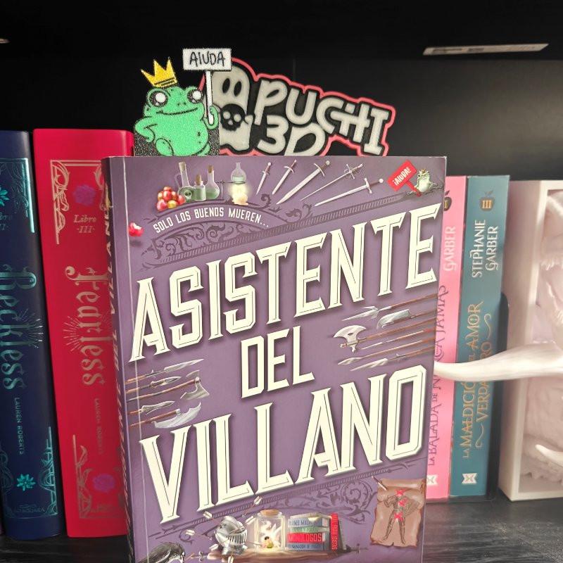 Marcapáginas de El asistente del villano Marcapáginas de El asistente del villano
