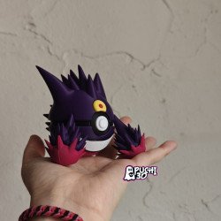 Pokebola Mega Gengar | Figura decorativa impresa en 3D