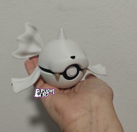 Pokebola Dewgong | Figura decorativa impresa en 3D