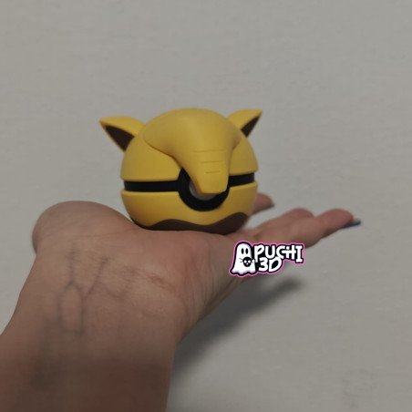 Pokebola Drowzee | Figura decorativa impresa en 3D