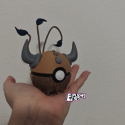 Pokebola Tauros | Figura decorativa impresa en 3D