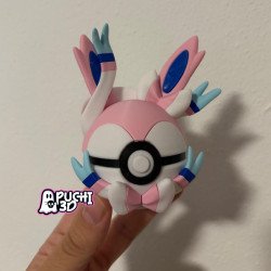 Pokebola Sylveon | Figura decorativa impresa en 3D