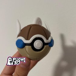 Pokebola Wartortle | Figura decorativa impresa en 3D