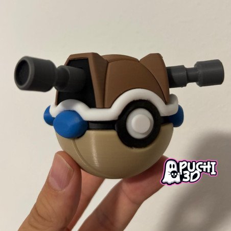 Pokebola Blastoise | Figura decorativa impresa en 3D