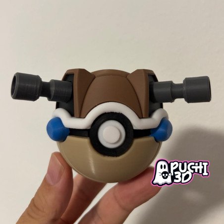 Pokebola Blastoise | Figura decorativa impresa en 3D