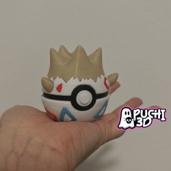 Pokebola Togepi | Figura decorativa impresa en 3D