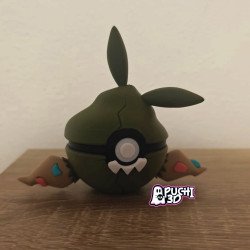 Pokebola Trubbish | Figura decorativa impresa en 3D