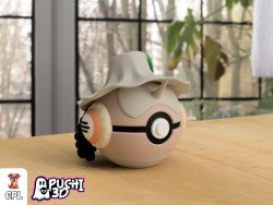 Pokebola Nuzleaf Usopp | Figura decorativa impresa en 3D