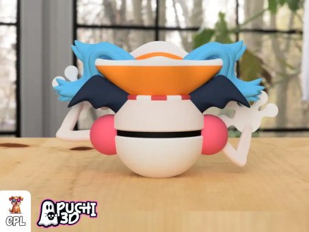 Pokebola Mr Mime Buggy | Figura decorativa impresa en 3D