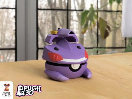 Pokebola Genesect | Figura decorativa impresa en 3D