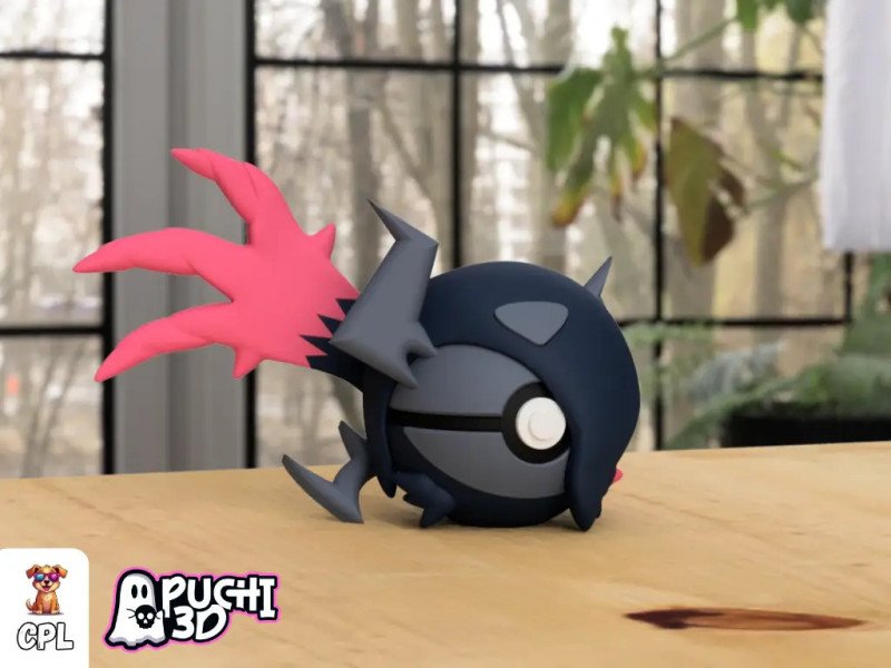 Pokebola Mega Absol Z | Figura decorativa impresa en 3D