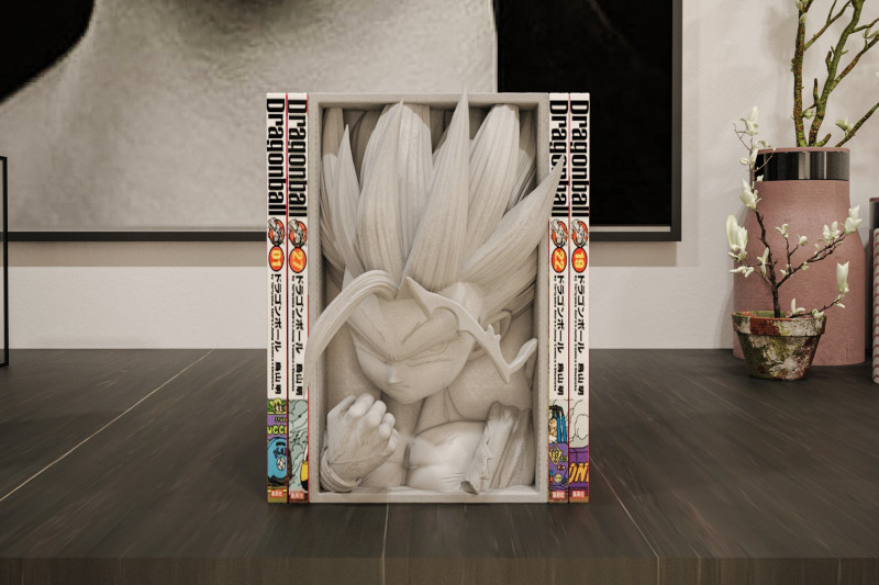 SujetaLibros Gohan Dragon Ball SujetaLibros Gohan Dragon Ball
