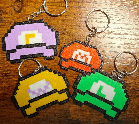 Llavero Gorra Waluigi