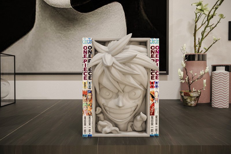 Sujetalibros Luffy One Piece