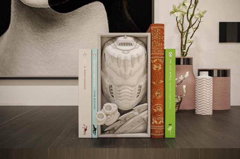 Sujetalibros Doom Slayer