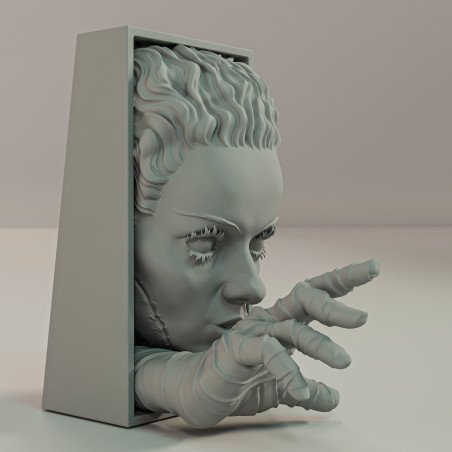 Sujetalibros Novia Frankenstein