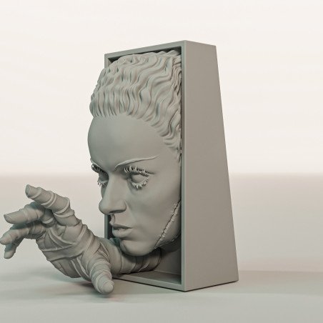 Sujetalibros Novia Frankenstein