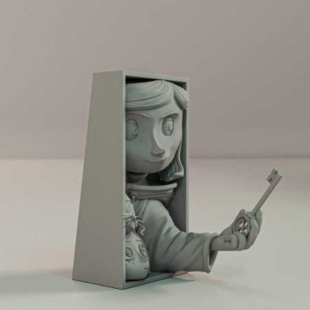 Sujetalibros Coraline